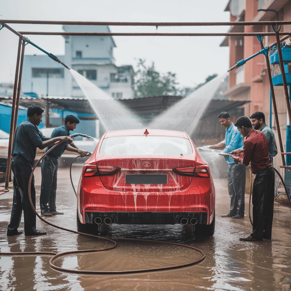 Before and After Car Wash
